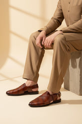 MEN TRADITIONAL PESHAWARI CHAPPAL C-2631