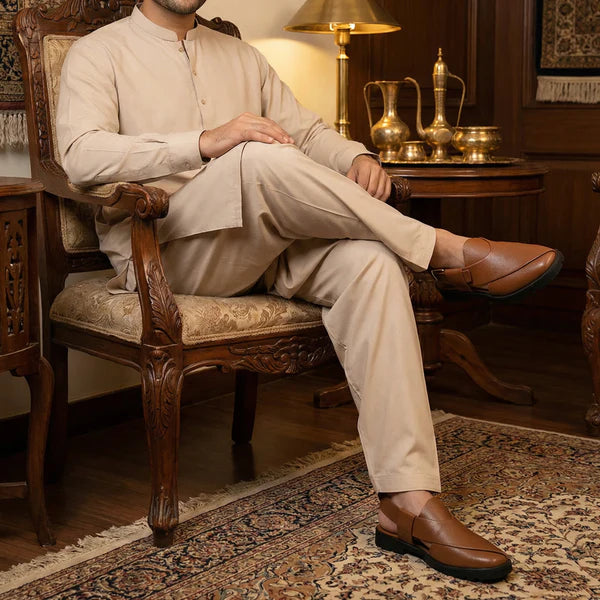 MEN TRADITIONAL PESHAWARI CHAPPAL C-2502