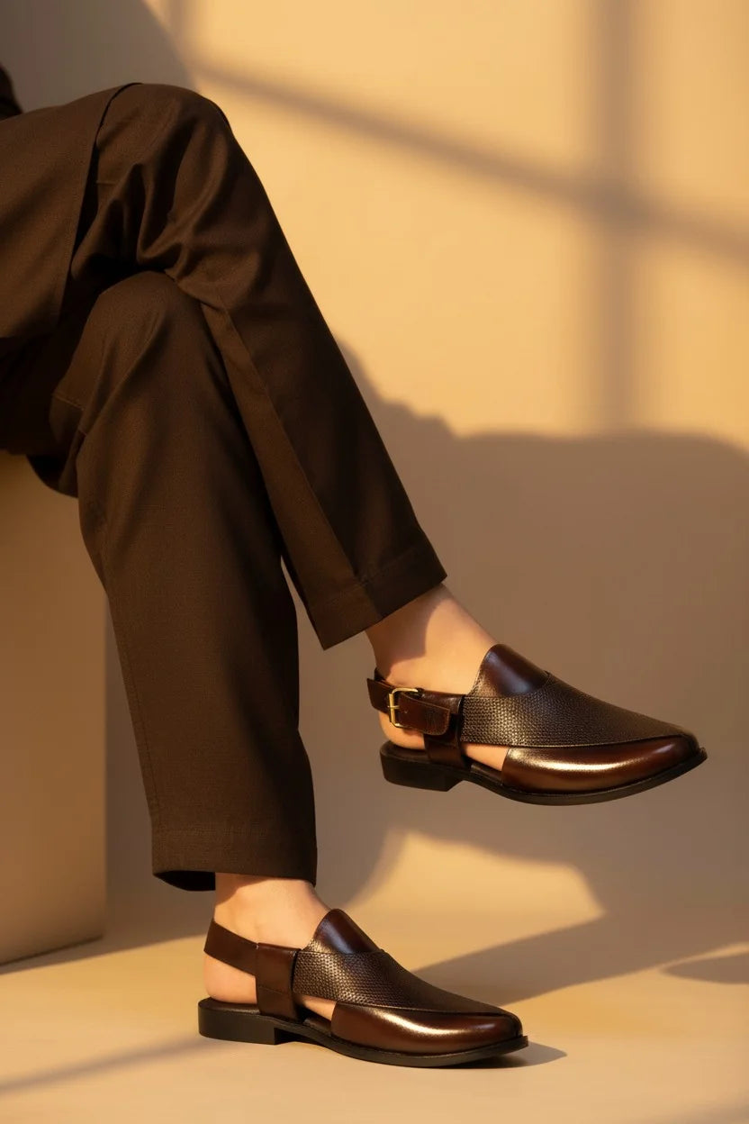 MEN TRADITIONAL PESHAWARI CHAPPAL C-2527