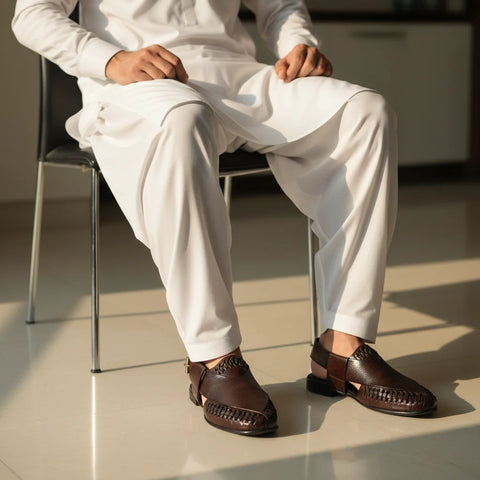 MEN TRADITIONAL PESHAWARI CHAPPAL C-2612