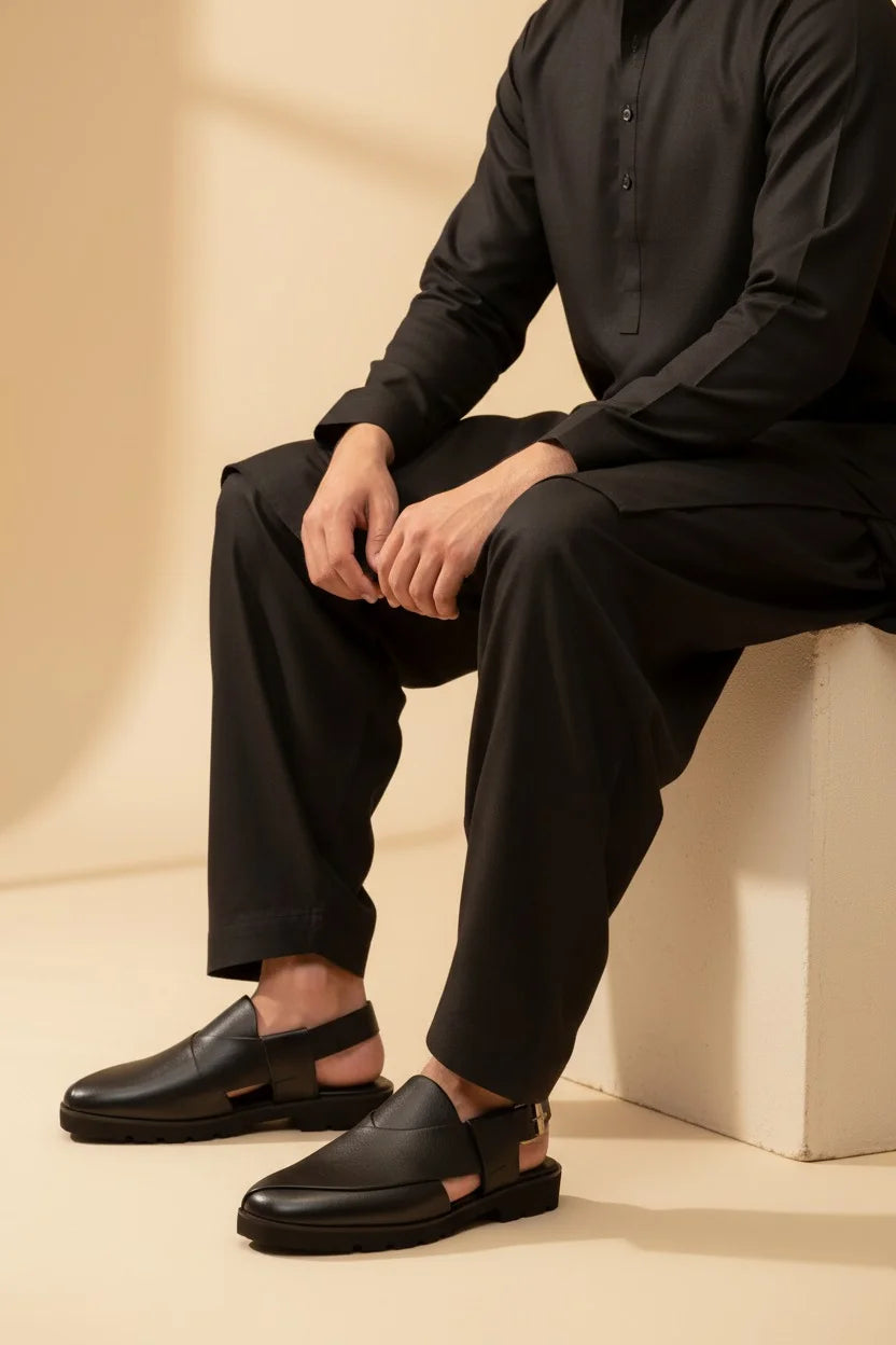 MEN TRADITIONAL PESHAWARI CHAPPAL C-2502