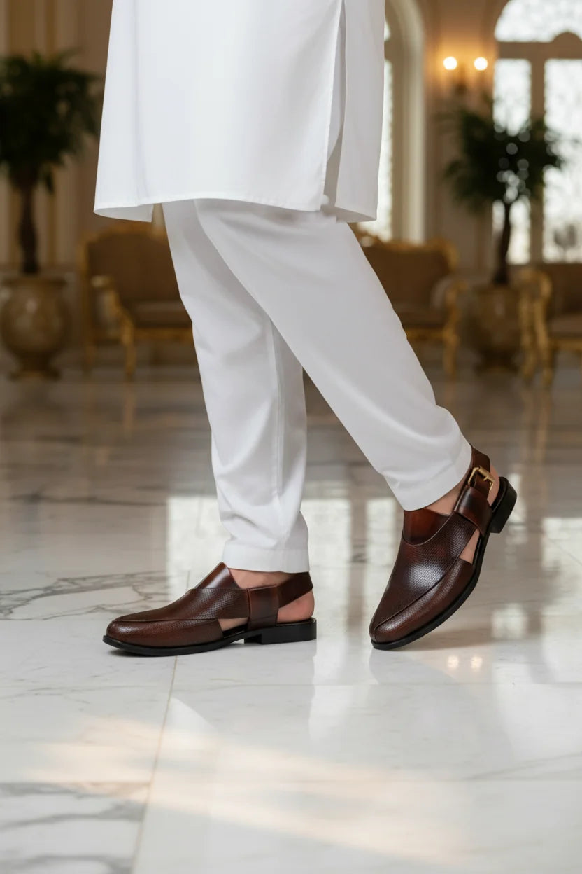 MEN TRADITIONAL PESHAWARI CHAPPAL C-2604