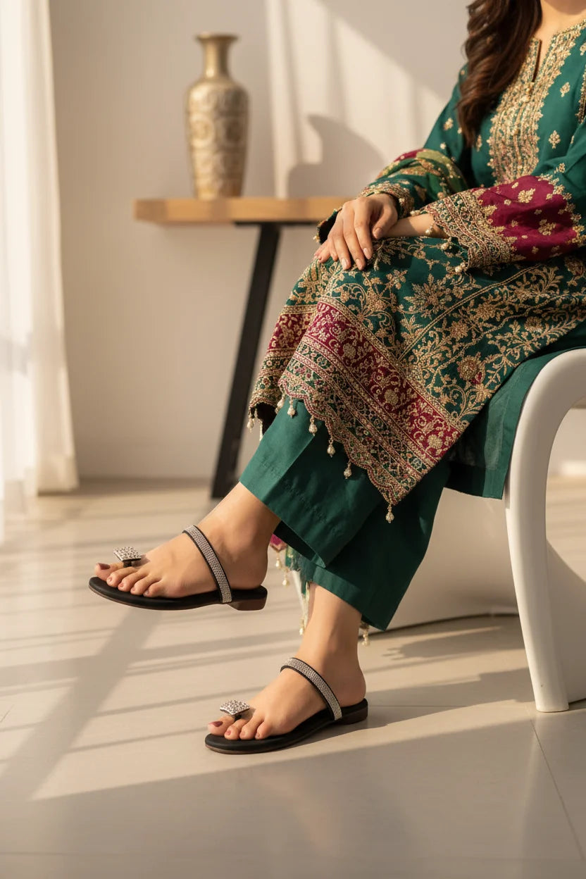 WOMEN FANCY SLIPPER CL-2609